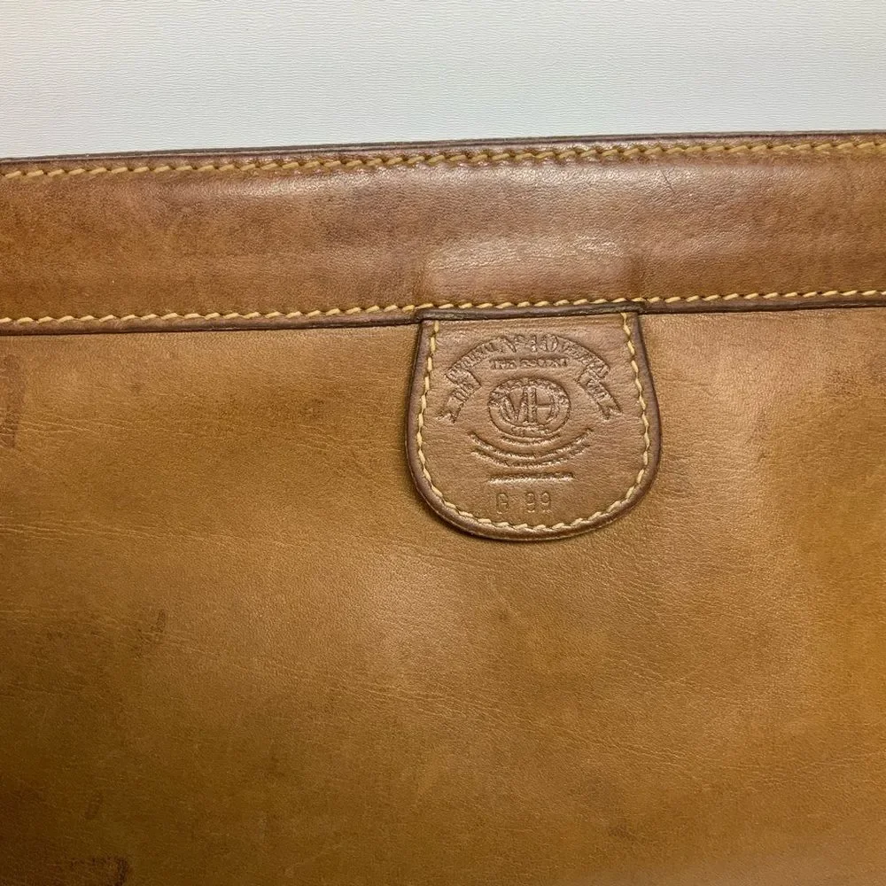 Vintage Ghurka No 40 The Escort Leather Shoulder Bag
